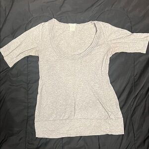 Maurices Light Gray Women's Blouse